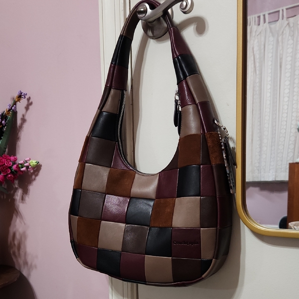 Coach Alter Ego Crescent Shoulder Bag patchwork multi 2